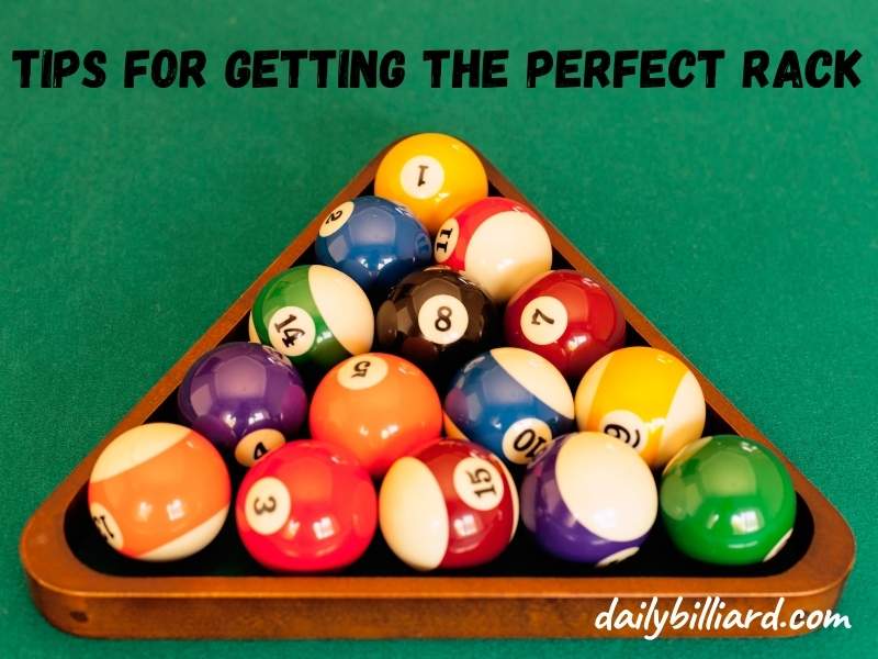  how to rack pool balls correctly