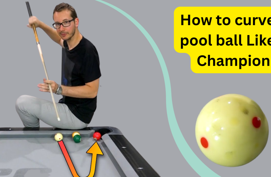 How to curve a pool ball