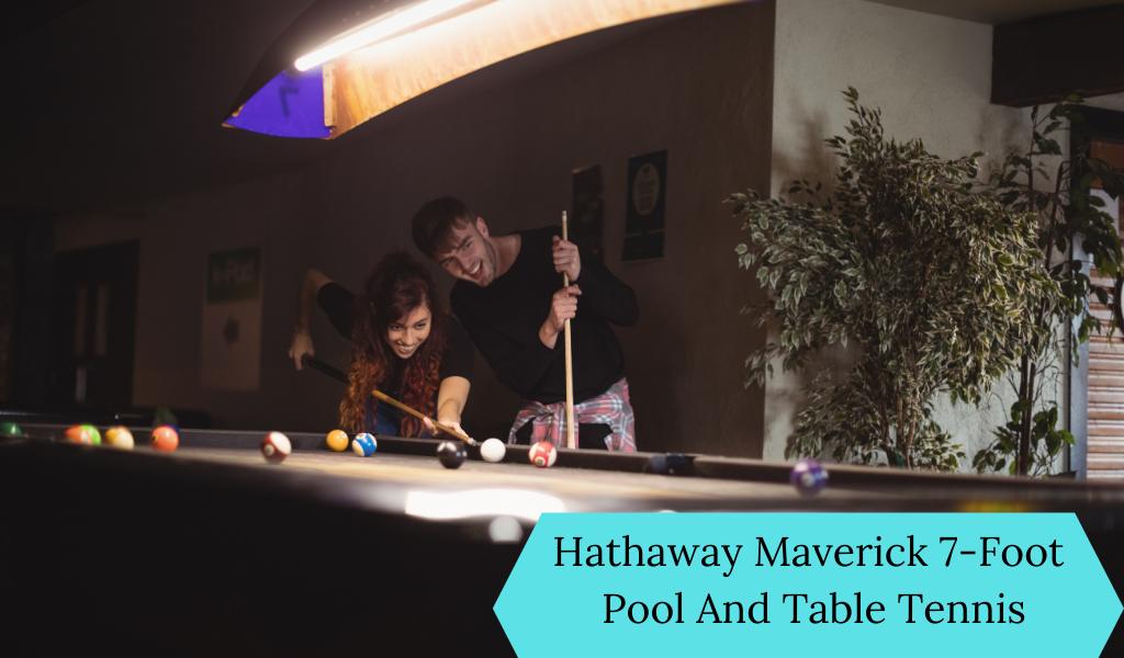 Hathaway Maverick 7-Foot Pool And Table Tennis