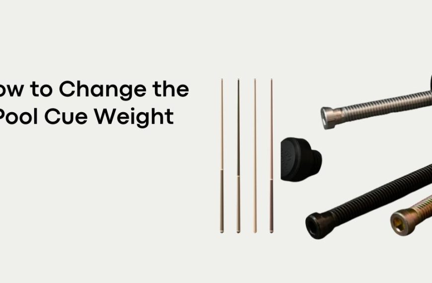 How to Change the Pool Cue Weight